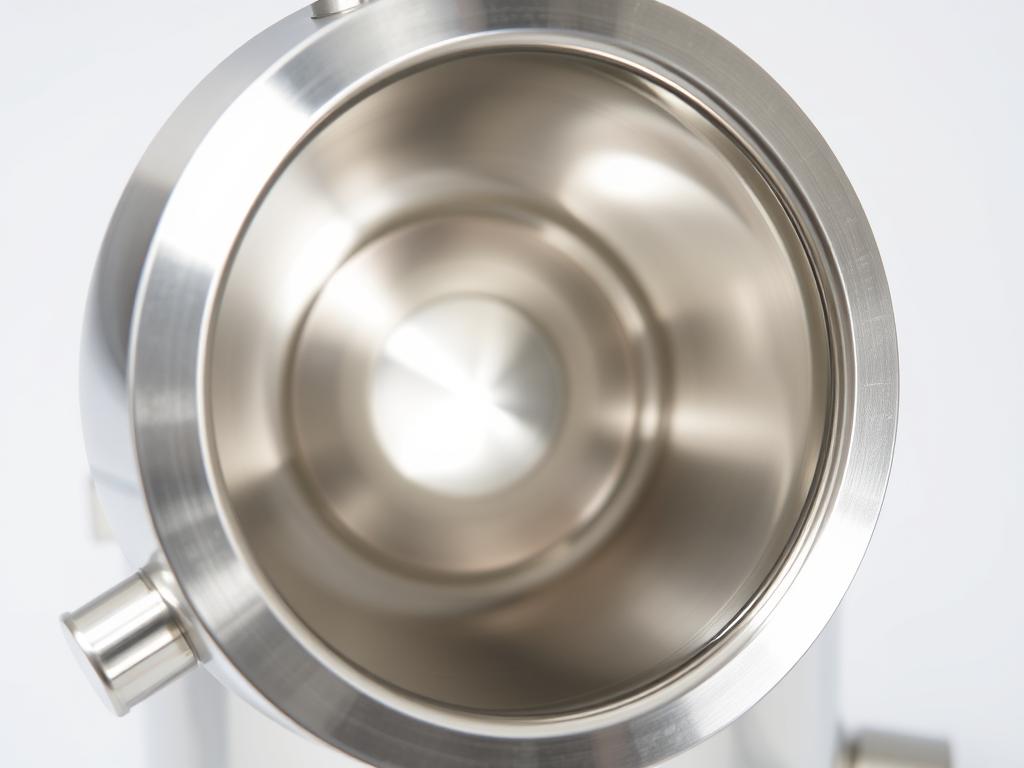 Stainless steel boiling chamber in home water distiller showing corrosion resistance